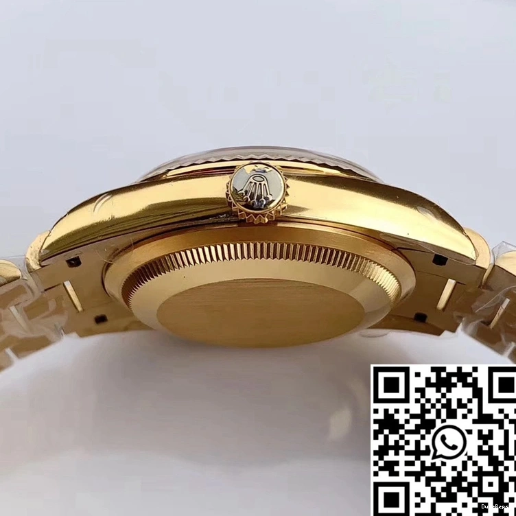 White Factory Day-Date Rolex Roman Time Scale M128238 EW Dial 0123